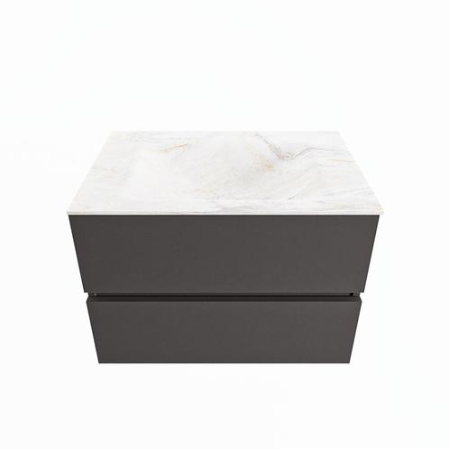 MONDIAZ VICA-DLUX 70cm badmeubel onderkast Dark grey 2, Doe-het-zelf en Verbouw, Sanitair, Bad, Nieuw, Ophalen of Verzenden
