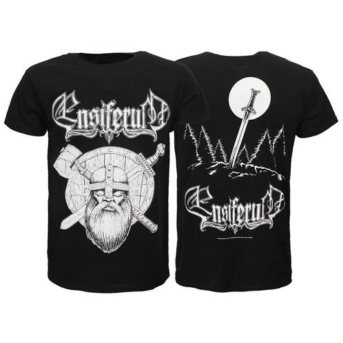 Ensiferum Sword and Axe Viking T-Shirt - Officiële, Kleding | Heren, T-shirts