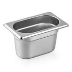 HCB Gastronorm bak - 1/9 - 100 mm - RVS, Verzenden, Nieuw in verpakking, Overige typen