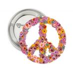 Vredes buttons en stickers Peace en Love, Nieuw, Overige typen, Overige, Verzenden