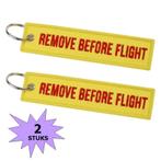 Fako Bijoux® - Sleutelhanger - Remove Before Flight -, Verzamelen, Nieuw, Verzenden