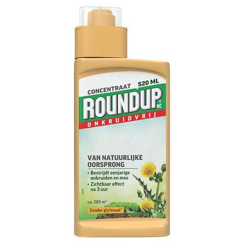 ROUNDUP® Natuurlijk Onkruidvrij Concentraat 520ml, Tuin en Terras, Overige Tuin en Terras, Ophalen of Verzenden
