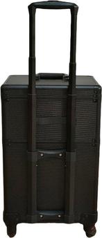 2dekans | VDD – Kapperskoffer – Kappers Trolley – Visagie, Ophalen of Verzenden, Zo goed als nieuw, Zwart