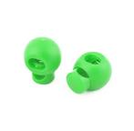 Bevestigingsclip met veer - Enkel gat - 16mm bol - Groen, Ophalen of Verzenden, Nieuw