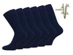 6 paar SQOTTON® Bamboe sokken - Naadloos - Marineblauw, Verzenden, Nieuw