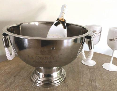 Champagne koeler - La Grandeur de la Maison - Verchroomd,, Antiek en Kunst, Curiosa en Brocante