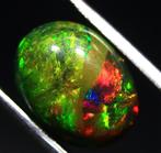 Ct. 3,80 Natuurlijke Ethiopische Zwarte Opaal - Cabochon -