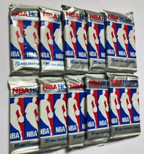 1990/91 NBA Hoops NBA Hoops Michael Jordan Insert card - 10, Verzamelen, Stickers