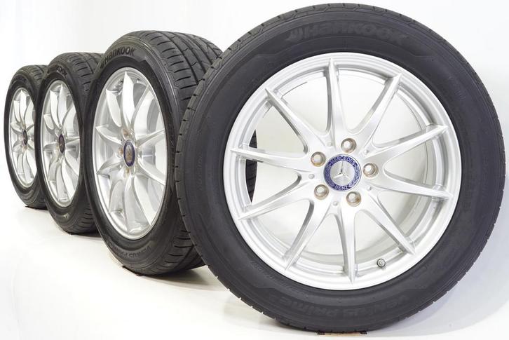 Mercedes ML GLE W166 17 inch velgen + Zomerbanden Hankook NI, Auto-onderdelen, Banden en Velgen, Velg(en), Gebruikt, 17 inch, Zomerbanden