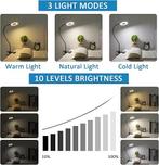 Leeslamp - Clip on – 3 Lichtstanden – Flexibele Hals, Verzenden, Nieuw