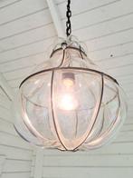 Plafondlamp - Metaal gesmeed, glas - Mond Geblazen