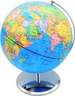 Wereldbol met Metalen Voet - Braet - Diameter 25 cm Nederlan, Verzenden, Nieuw