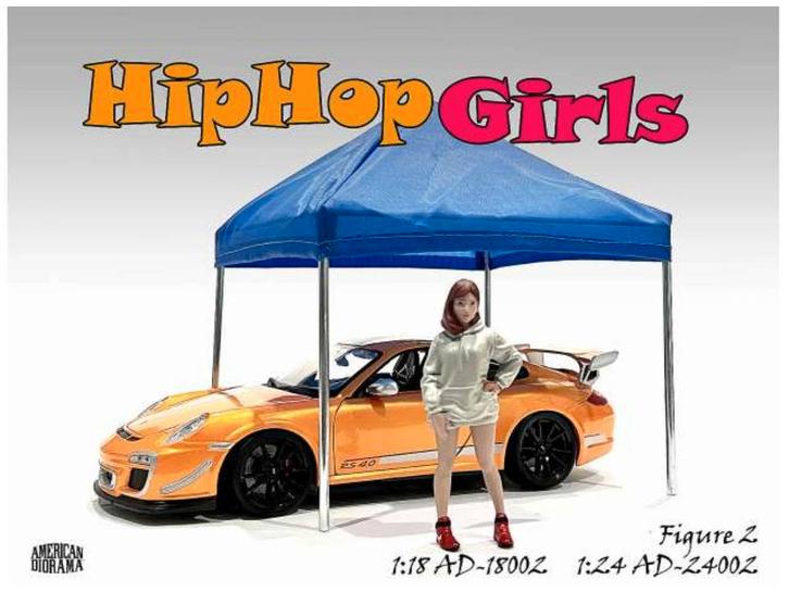 GSDCCad 00024102 1/24 Hip Hop Girls figure #2 (1:24), Hobby en Vrije tijd, Modelbouw | Figuren en Diorama's, Nieuw, Ophalen of Verzenden