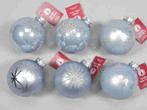 Kerstballen Box decobal glasbal Artic Blue DOOS 12 st doos, Hobby en Vrije tijd, Nieuw, Ophalen of Verzenden