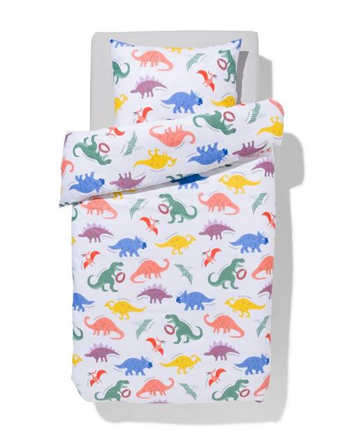 HEMA Kinder dekbedovertrek zacht katoen 140x200 dino, Huis en Inrichting, Slaapkamer | Beddengoed, Nieuw, Verzenden