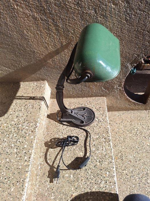 Bureaulamp - Gietijzer - Antieke bankiers bureaulamp, Antiek en Kunst, Kunst | Designobjecten