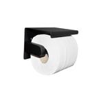 Toiletrolhouder BWS Boston Mat Zwart, Ophalen of Verzenden, Nieuw, Bad