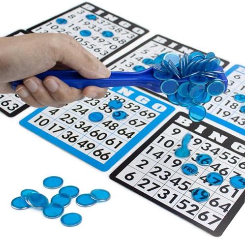 Bingo Toverstaf met 100 Fiches | HOT Games - Spelonderdelen, Hobby en Vrije tijd, Gezelschapsspellen | Bordspellen, Nieuw, Verzenden