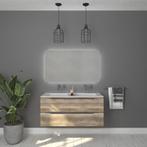 Badkamermeubelset Gliss Design Hera Mat Zwart 120cm 2 Laden, Doe-het-zelf en Verbouw, Ophalen of Verzenden, Nieuw, Bad