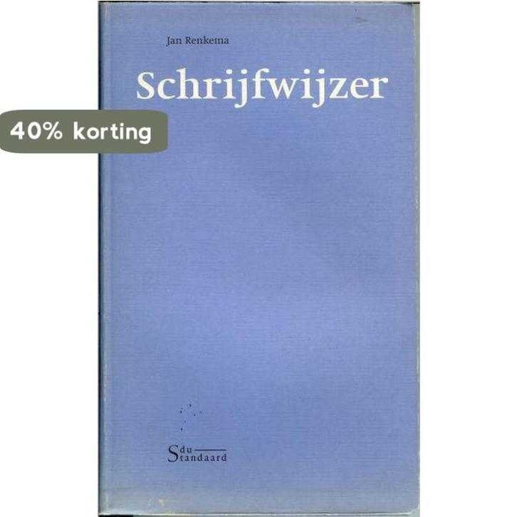 Schrijfwijzer 9799075566047 Jan Renkema, Boeken, Schoolboeken, Gelezen, Verzenden