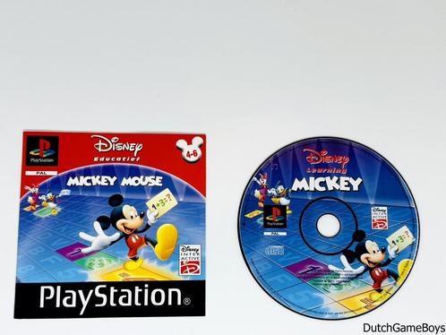 Playstation 1 / PS1 - Disney Learning - Mickey Mouse - CD +, Spelcomputers en Games, Games | Sony PlayStation 1, Gebruikt, Verzenden