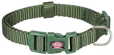 Trixie Halsband Hond Premium Bosgroen - 22-35X1 CM (395989), Dieren en Toebehoren, Hondenriemen, Verzenden