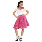 Rock N Roll 50S Verkleedset Roze 2 delig, Kleding | Dames, Carnavalskleding en Feestkleding, Nieuw, Verzenden