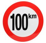 Snelheidssticker België 210 mm - 100 km, Verzenden