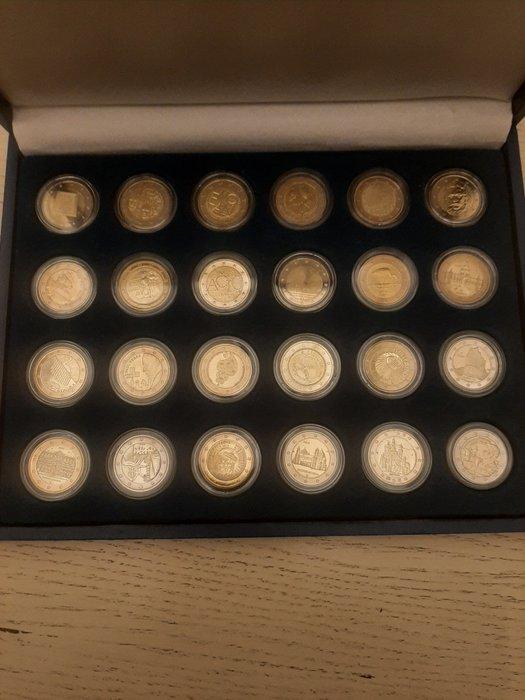 Europa. 2 Euro 2009/2023 (24 monnaies) (Zonder minimumprijs), Postzegels en Munten, Munten | Europa | Euromunten