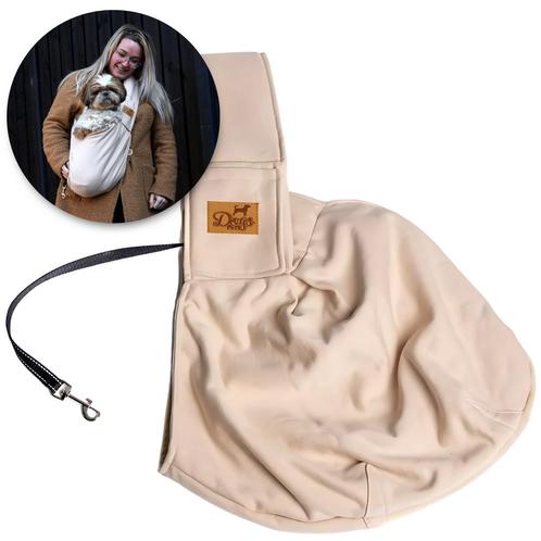 Slingbag  - Draagtas beige (Hond, Reistassen), Dieren en Toebehoren, Honden-accessoires, Nieuw, Ophalen of Verzenden