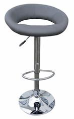 Set Van 2  Barstoel Berga Pu Grijs, Huis en Inrichting, Stoelen, Nieuw, Ophalen of Verzenden, Modern, Stof