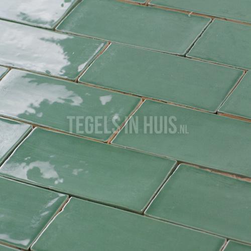 Equipe wandtegel masia jade groen glans 7,5x15cm, Doe-het-zelf en Verbouw, Tegels, Wandtegels, Nieuw, 10 m² of meer, Keramiek