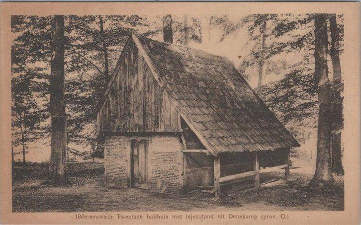 DENEKAMP - 18de-eeuwsch Twentsch bakhuis met bijenstand u..., Verzamelen, Ansichtkaarten | Nederland, Verzenden