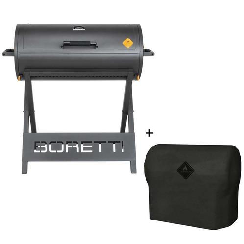 Boretti Barilo houtskoolbarbecue 2.0 incl. beschermhoes, Tuin en Terras, Houtskoolbarbecues, Verzenden