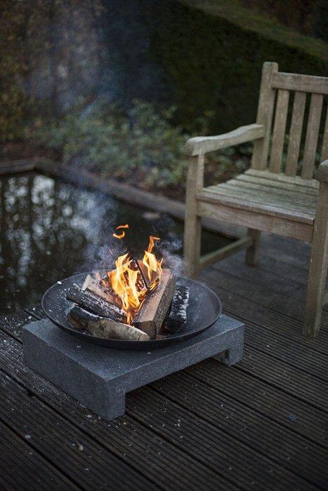 Architectonisch ornament - 2020+ - Firebowl granito tafel, Antiek en Kunst, Curiosa en Brocante