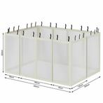 El Jardin - Beige - Insectennet - ca 360 x 260 cm - Voor ..., Tuin en Terras, Overige Tuin en Terras, Verzenden, Nieuw