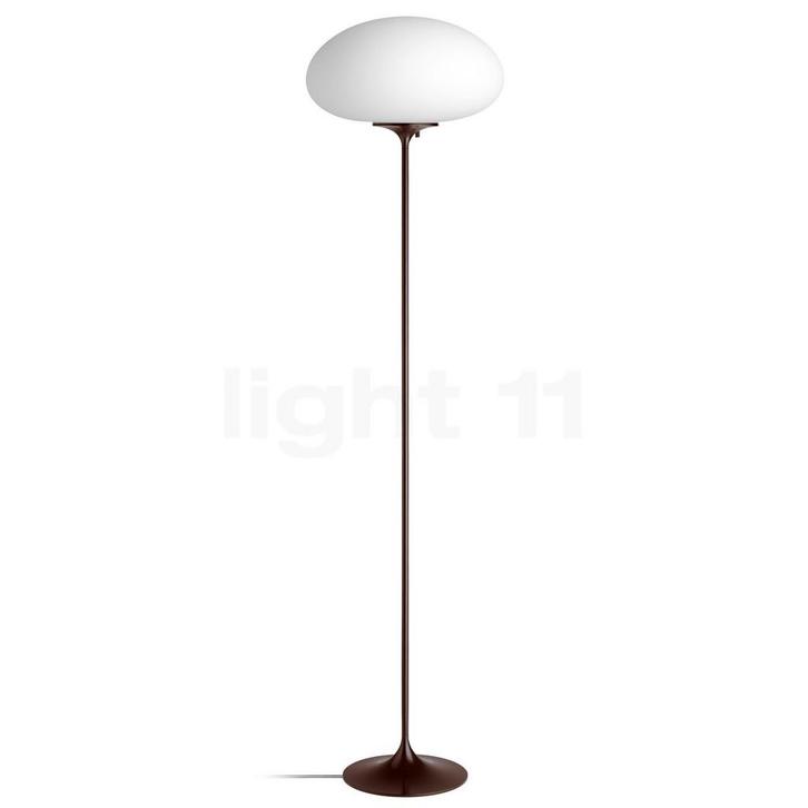 Gubi Stemlite Vloerlamp, gesatineerd/rood - 150 cm, Huis en Inrichting, Lampen | Vloerlampen, Nieuw, Verzenden