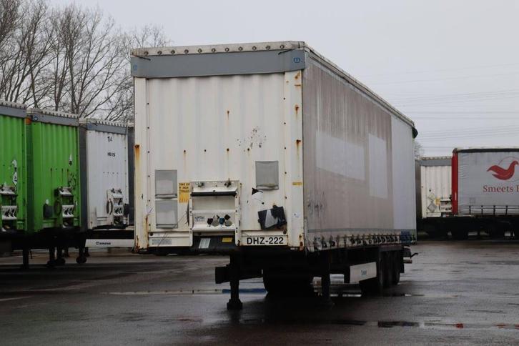 Veiling: Schuifzeiloplegger Krone SD, Auto's, Vrachtwagens, BTW verrekenbaar, Overige brandstoffen, Overige kleuren, Aanhangers en Opleggers