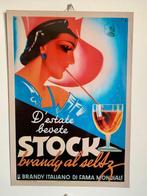 Wandbord - brandy Stock - Aluminium, Metaal - vintage