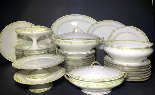 Plainemaison, Limoges France , 1900 - Tafelservies -, Antiek en Kunst, Antiek | Glas en Kristal