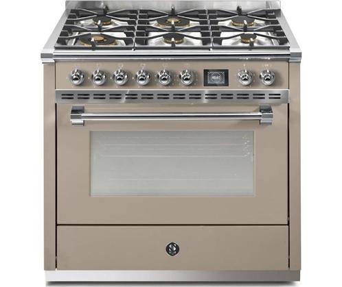 Steel GasFornuis aq9s-6w an-n Dhz7553999, Witgoed en Apparatuur, Fornuizen, Nieuw, Ophalen of Verzenden
