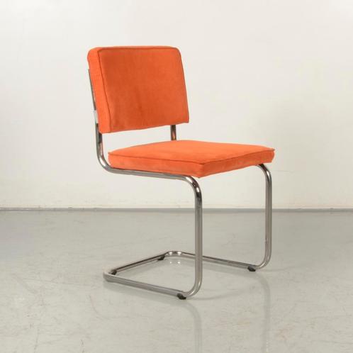 Vergaderstoel Zuiver Ridge Rib - Oranje - Slede frame, Zakelijke goederen, Kantoor en Winkelinrichting | Kantoormeubilair en Inrichting