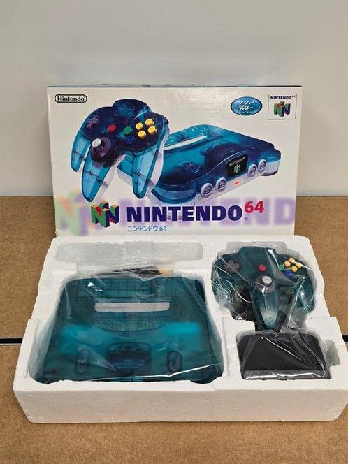 Nintendo - Nintendo 64 - N64 - Funtastic - Ice Blue Console, Spelcomputers en Games, Spelcomputers | Overige Accessoires