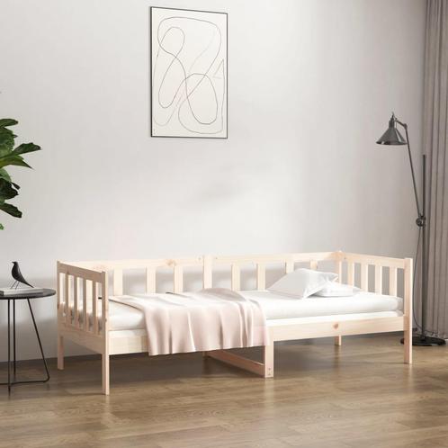 vidaXL Slaapbank zonder matras 90x190 cm massief grenenhout, Huis en Inrichting, Slaapkamer | Bedden, 90 cm, 190 cm of minder
