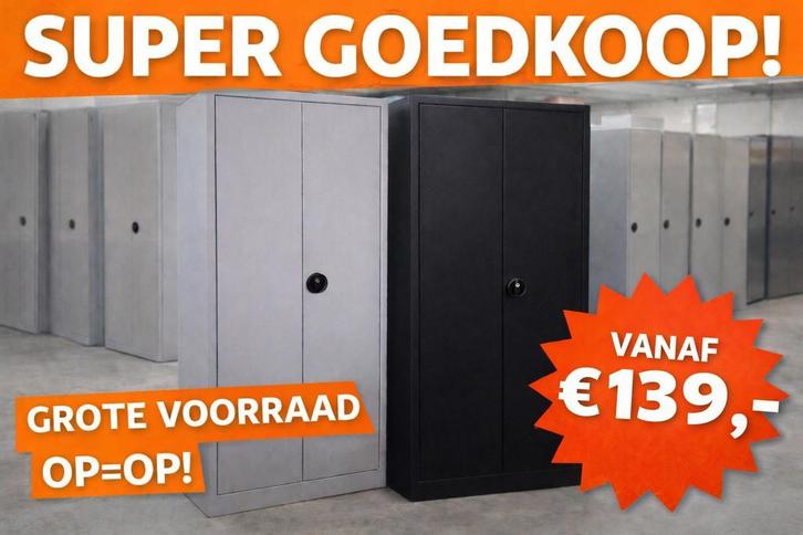 NIEUWE  DRAAIDEURKASTEN– GROTE VOORRAAD, Huis en Inrichting, Kasten | Roldeurkasten en Archiefkasten, Meerdere deuren, Met slot