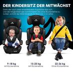 KIDIZ® Autostoeltje - 5-punts veiligheidsgordel - Zwart, Verzenden, Nieuw