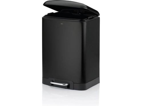 Afvalemmer, RVS, Zwart, 12 L - Kela | Davino, Huis en Inrichting, Woonaccessoires | Overige, Zo goed als nieuw, Verzenden