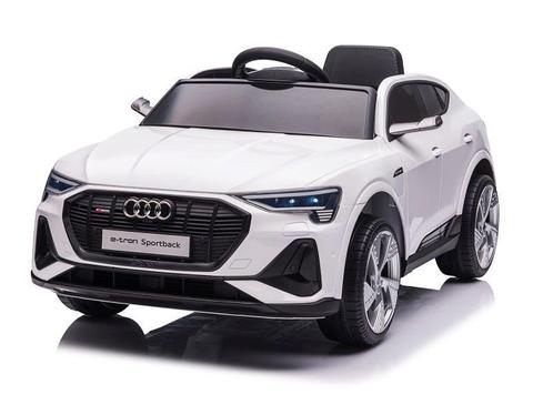 Audi e-tron ,12 volt elektrische kinderauto met rubberen..., Kinderen en Baby's, Speelgoed | Buiten | Actiespeelgoed, Nieuw, Verzenden