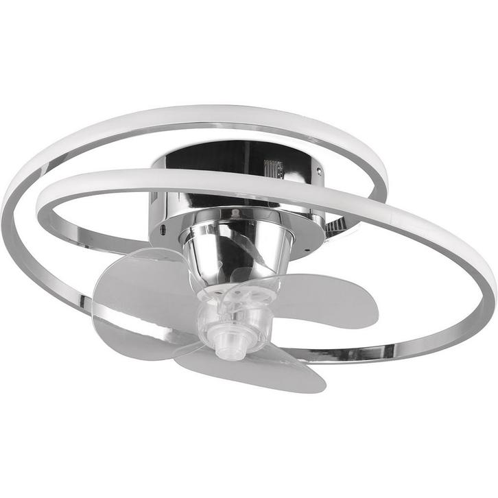 LED Plafondlamp met Ventilator - Plafondventilator - Trion, Huis en Inrichting, Lampen | Plafondlampen, Nieuw, Metaal, Ophalen of Verzenden