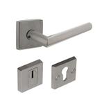 Intersteel set achterdeurbeslag vierkant: deurkruk Jura,, Doe-het-zelf en Verbouw, Verzenden, Nieuw